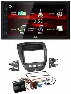 JVC USB Bluetooth MP3 DAB 2DIN Autoradio für Citroen C1 Peugeot 107 Toyota Aygo - Bild 1 von 8
