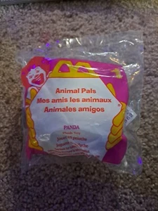 1997 McDonald's Animal Pals Happy Meal Toy #1 PANDA Stuffed Animal NISP - Picture 1 of 2