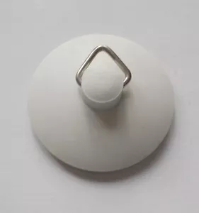 ORACSTAR BASIN PLUG SELF-PARKING WHITE WITH SUCTION CUP NEW - Picture 1 of 4