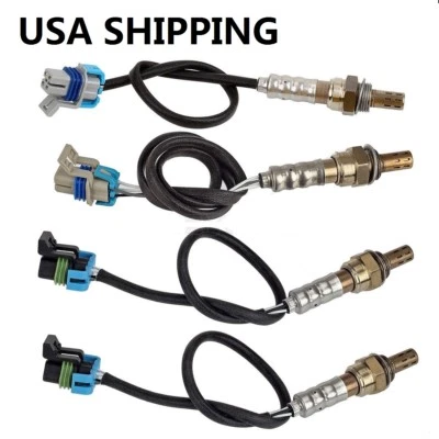 Sensor de oxígeno O2 ascendente+abajo 4 piezas 1,2 para Chevrolet Silverado 2500 HD 2005-2006 6,0 L Foto 1 de 4