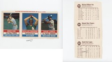 1976 All-Star Team Triple Panels Davey Lopes Mike Ivie Rollie Fingers Dave HOF
