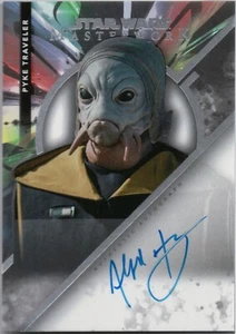 Tarjeta de autógrafo de Star Wars Masterwork 2022, Alfred Hsing (Pyke Traveler) - Imagen 1 de 2