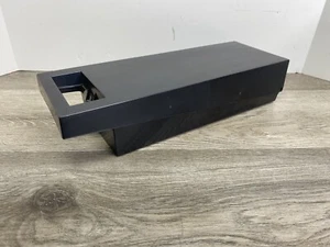 Vintage PlastiPlex 15 Cassette Tape Storage Holder With Smoke Lid Black - Picture 1 of 5