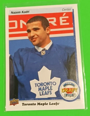 2016-17 UPPER DECK NAZEM KADRI TOP DRAFT PICK NHL ROOKIE HOCKEY CARD #DRAFT-12 - Image 1 of 2