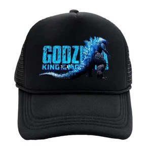 Godzilla King of The Monsters Adult Size Black Baseball Cap Hat - Picture 1 of 1