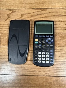 Texas Instruments TI-83 Plus Graphing Calculator Black w/ Cover - Tested! - Picture 1 of 7