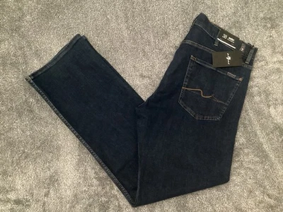 7 for All Mankind Austyn Relaxed Jeans Men's Size 38x33 Straight Stretch Denim - Image 1 of 4
