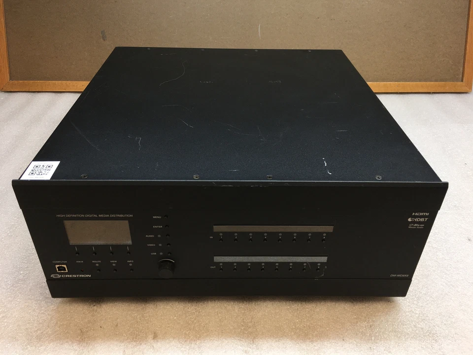 Crestron DM-MD8X8 High Definition Digital Media Matrix Switcher with DMC Cards - Image 1 of 4