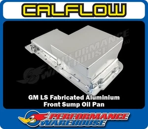 Calflow Fabricated Aluminium LS1 LS2 LS3 LS6 LSX Oil Pan Front Sump, Chev Holden - Picture 1 of 4