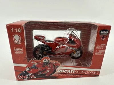Maisto 1:18 Ducati Desmosedici Loris Capirossi #65 Model Bike - Image 1 of 4