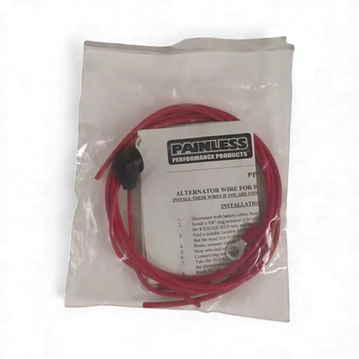 NEW Painless Performance Products PP-662 High Output Alternator Wiring Kit RED - Изображение 1 из 3