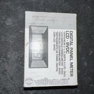 VELLEMAN PMLCD 3 1/2 DIGITAL PANEL METER LCD -9VDC - Picture 1 of 7