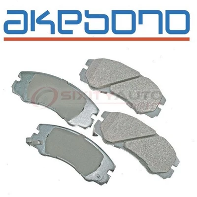 Akebono Pro-ACT Front Disc Brake Pad Set for 2002 Isuzu Axiom - Braking sw - Imagem 1 de 4