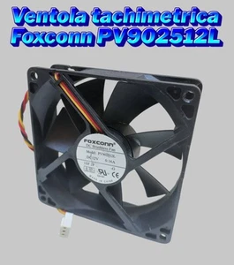 Foxconn PV902512L - Ventola Tachimetrica 90mm 12V 3 Pin - Afbeelding 1 van 3