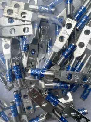 IZZY LUGS 6 STR CU i62-14 Compression Lug Crimp Die Blue | Pack Of 60 - Image 1 of 2