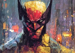 Wolverine Art Card 1/1 PaintOholic Signed ONE OF A KIND - Picture 1 of 2