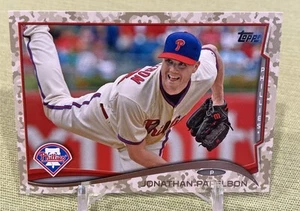 2014 Topps Jonathan Papelbon Philadelphia Phillies #122 Camo Parallel Card /99 - Picture 1 of 2