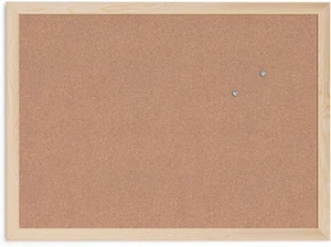 U Brands Cork Bulletin Board,18 x 24 Inches, 24" x 18", Light Birch - Picture 1 of 7