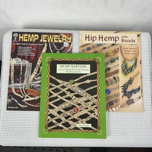 Hemp & Bead Jewelry Books (paperback) EUC - Imagen 1 de 7