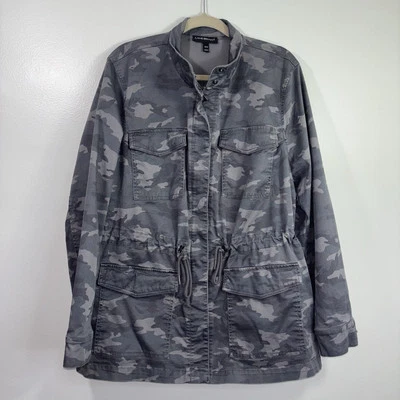Lane Bryant 18/20 Camouflage Jacket Zip Up Cinch Waist 3 Seasons - Image 1 of 4