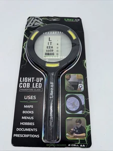 LITEZ Lente di Ingrandimento All con Illuminazione Cob Led con 2 Celle Ricaricabile AA - Foto 1 di 7