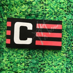 Salomon Kalou Of Ivory Coast, Chelsea & Lille Signed Captains Armband wCOA - Picture 1 of 1