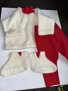 7os Knitmode Fleece Ski Sweater/pants/booties toddler L 18-22 Lbs - Picture 1 of 11