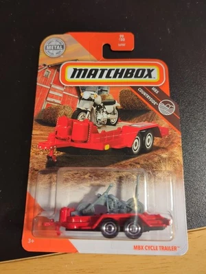 2020 Matchbox #99 MBX Countryside MBX Cycle Trailer (CHOPPER BIKE) - Image 1 of 2