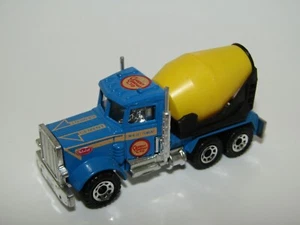 Matchbox Superfast No 19 Peterbilt Cement Truck Blue Macau Base VN Mint UB HTF - Picture 1 of 4