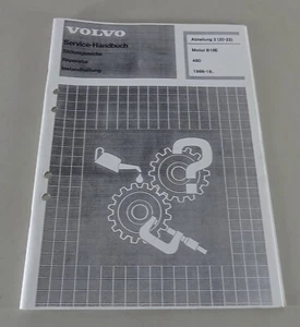 Manual De Taller Volvo 480 Motor B 18 E Desde El Año 1986 - Imagen 1 de 1