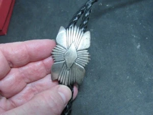 cravatta navajo sterling Kee Montoya bolo - Foto 1 di 11
