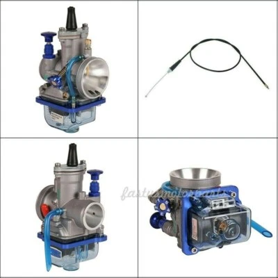 Pieza de carreras de carburador PWK 30 mm para cable de acelerador de carburador de repuesto de motocicleta Foto 1 de 4