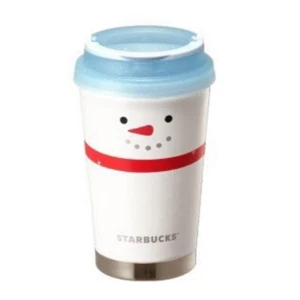 Starbucks Korea Limited 2015 Christmas Snowman Elma Tumbler 12oz 355ml - Picture 1 of 3