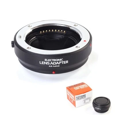 Auto Focus AF Adapter Four Thirds Lens to Micro 4/3 Olympus E-PL9 Panasonic - Image 1 of 4