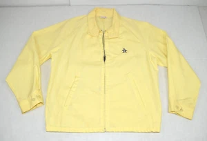 Penguin Jacket VTG Grand Slam Munsingwear Size S 70s Lemon Yellow Zip Made USA - Picture 1 of 11