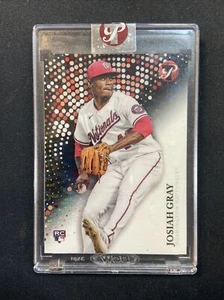 2022 Topps PRISTINE JOSIAH GRAY - #215- BLACK ENCASED PARALLEL 1/1 RC Rookie - Picture 1 of 3