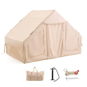 CO-Z Inflatable Outdoor Camping Tent Family 4-6 Person Glamping Tent Easy Set up - Picture 1 of 10