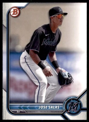 Jose Salas 2022 Bowman Prospects Rookie Card #BP-30 Miami Marlins - Image 1 of 2
