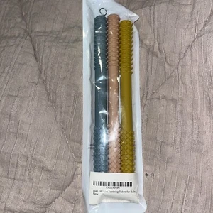Sensory Chew Toys for Autistic Children, 3 Pack Silicone Chew Tube Teething Stic - Picture 1 of 3