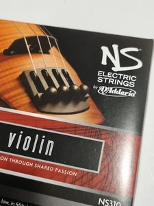 NS310! - Strings stranded for Electric Violin by D'Addario in stock GDAE med 4/4 - Picture 1 of 10