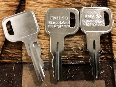 MAVERICK 3 keys fits Hyster Forklift, Lull Telehandler, NH Skid Steer, Upright/Yale F