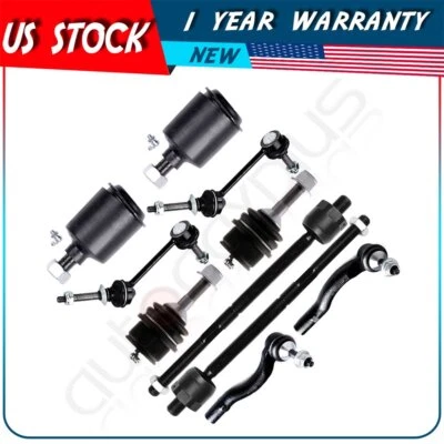 Kit de junta esférica de haste de amarração de direção dianteira compatível com 10 peças 2003-2005 MERCURY GRAND MARQUIS - Imagem 1 de 4