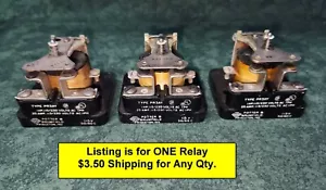 Potter & Brumfield Type PR3AY Relay 25 Amp 115VAC Coil (44944 B2) - Picture 1 of 6