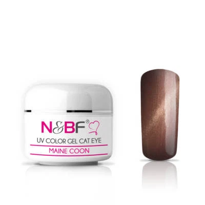 Cat Eye Magnet Gel 5ml Maine Coon | Braun UV Effekt Color Farbgel Nagellack - Bild 1 von 4
