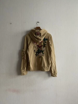 Sudadera con Capucha Estilo Audigier Envejecido Tatuaje Johnny Was De Colección JW Los Angeles Y2k Foto 1 de 4