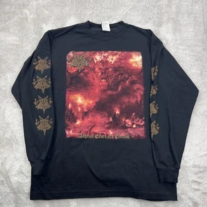 Vintage Dark Funeral Shirt Herren Large schwarz Y2K Heavy Metal Rock Band Konzert Tour - Bild 1 von 16