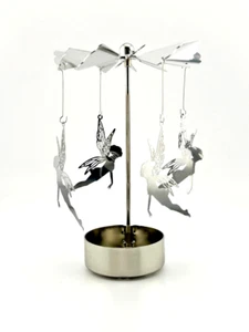Fairy Spinning Tea Light Rotary Carousel Candle Holder - Picture 1 of 4