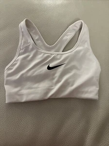 NIKE Pro DRI-FIT Sports Bra Women's XS bright classic white - Picture 1 of 5