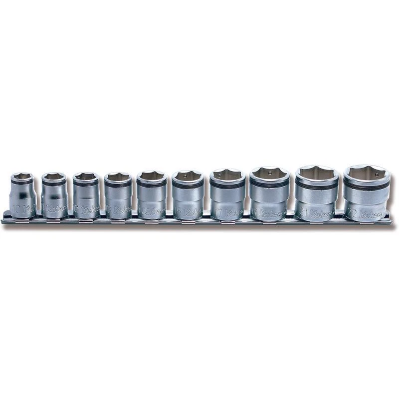 Koken RS3450M/10 3/8 Inch Sq. Dr. Socket set 8mm-22mm Nut Grip 10 Pieces - Image 1 of 1