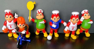 Set Of 6 Jollibee 4 Inch Figures Cycling Basketball Soccer Badminton Jollinpics - Picture 1 of 8